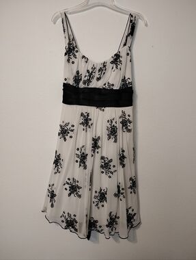 TRIXXI Y2K Prom Whimsygoth Floral Spaghetti Strap Sheer Dress